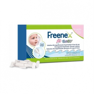 Freenex baby woda morska dla dzieci 20 sztuk po 5 ml