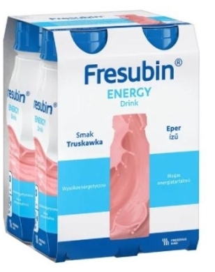 Fresubin Energy Drink Smak Truskawkowy 4x200 ml