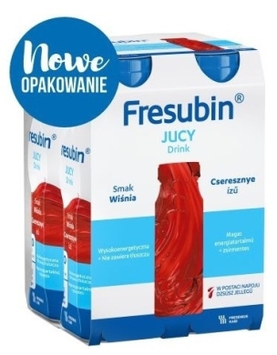 Fresubin Jucy Drink Smak Wiśnia 4x200ml