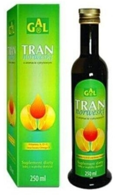 GAL Tran Norweski cytrynowy płyn 250 ml