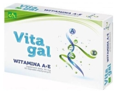 GAL Vitagal Witamina A+E 60 kapsułek