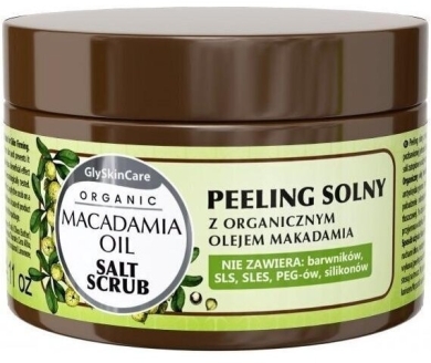 GLYSKINCARE MACADAMIA OIL Peeling solny 400 g