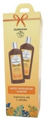 GLYSKINCARE zestaw Szampon 250ml + Odżywka Rokitnik 250ml