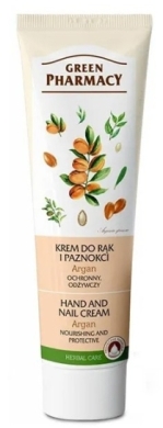 GREEN PHARMACY ARGAN Krem do rąk i paznokci 100 ml