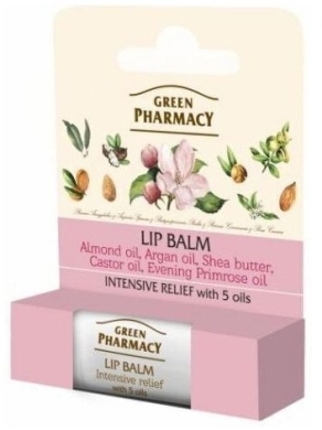 GREEN PHARMACY Balsam do ust 5 olejów 3,6g