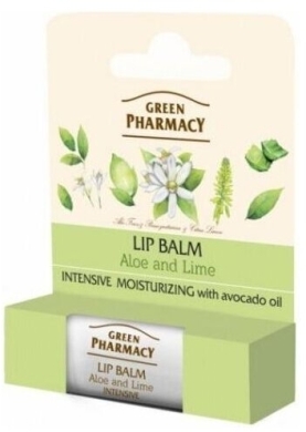GREEN PHARMACY Balsam do ust Aloes limonka 3,6g