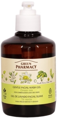 GREEN PHARMACY Delikatny Żel do mycia twarzy Zielona Herbata 270 ml