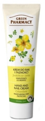 GREEN PHARMACY Krem do rąk i paznokci Jaskółcze ziele nawilżający ochronny 100 ml