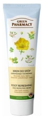 GREEN PHARMACY Krem do stóp odświeżający, ochronny  100 ml