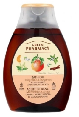 GREEN PHARMACY Olejek do kąpieli i pod prysznic Mandarynka i Cynamon 250 ml