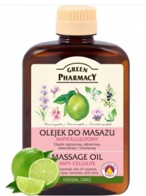 GREEN PHARMACY Olejek do masażu ciała antycellulitowy 200 ml