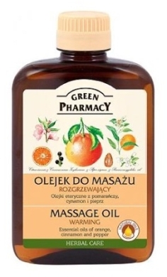 GREEN PHARMACY Rozgrzewający Olejek do masażu 200 ml
