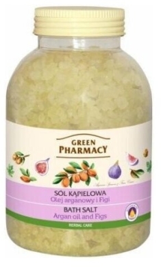 GREEN PHARMACY Sól do kąpieli olej arganowy i figi 1300g