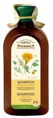 GREEN PHARMACY Szampon do włosów normalnych i przetłuszczających się nagietek lekarski 350ml