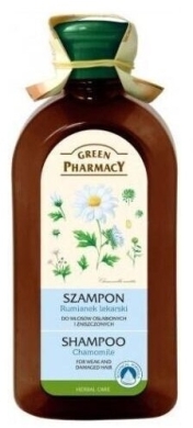 GREEN PHARMACY Szampon do włosów osłabionych i zniszczonych rumianek lekarski 350ml