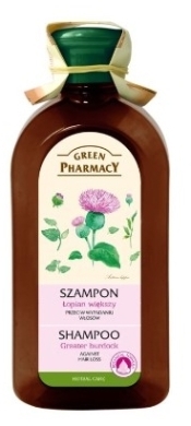 GREEN PHARMACY Szampon przeciw wypadaniu Łopian 350 ml