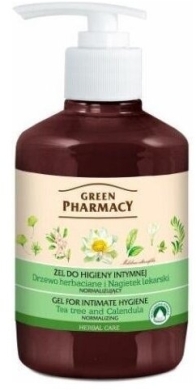GREEN PHARMACY Żel do higieny intymnej drzewo herbaciane nagietek lekarski 370ml