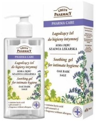 GREEN PHARMACY Żel do higieny intymnej łagodzacy 300ml