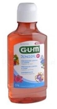 GUM Junior płyn do płukania jamy ustnej truskawka 300 ml