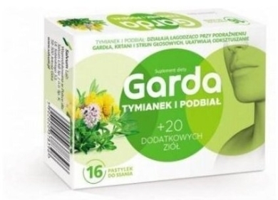 Garda tymianek i podbiał 16 pastylek