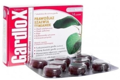 Gardlox Prawoślaz Szałwia Tymianek 16 pastylek