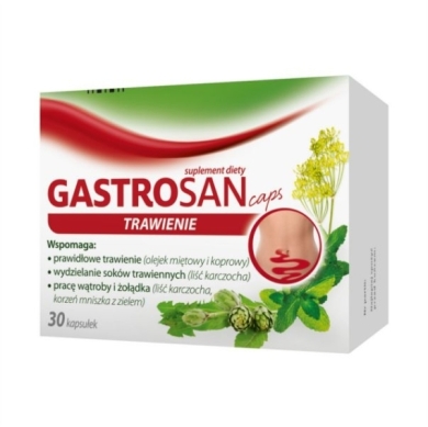 Gastrosan caps Trawienie 30 kapsułek