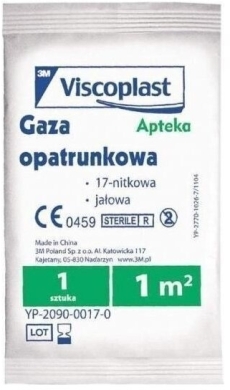 Gaza jałowa VISCOPLAST 17 nitkowa 1 m2 1 sztuka