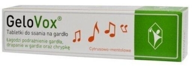 GeloVox cytrusowo-mentolowe 20 tabletek do ssania