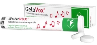 GeloVox czarny bez 20 tabletek do ssania