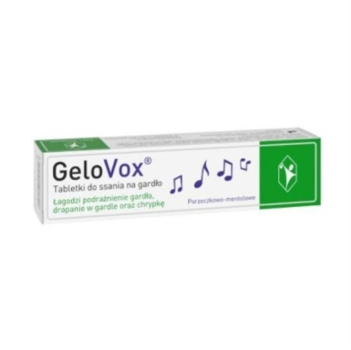 GeloVox porzeczka-mentol 10 tabletek do ssania