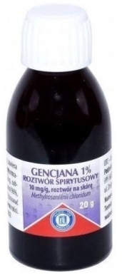 Gencjana 1% roztwór spirytusowy 20g