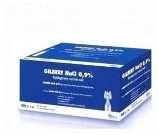 Gilbert sól fizjologiczna  0,9%  5 ml x 100 ampułek