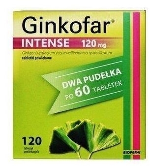 Ginkofar Intense 120 tabletek