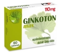 Ginkoton Max 110 mg 60 tabletek