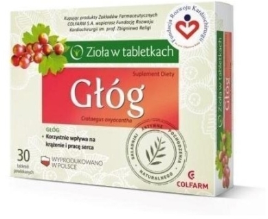 Głóg 30 tabletek