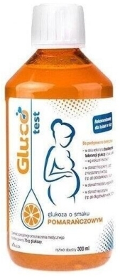 Gluco Test glukoza o smaku pomarańczowym 300 ml