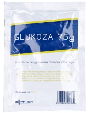 Glukoza DIATHER proszek do sporządzenia roztworu doustnego 75g
