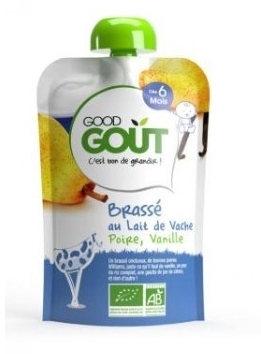 Good Gout Bio Deser waniliowy z gruszką 90 g