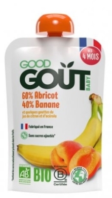 Good Gout Bio Morela z bananem 120g