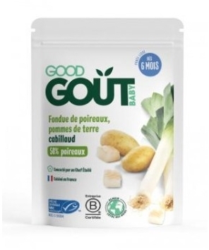 Good Gout Bio Por z ziemniakami i dorszem 190g