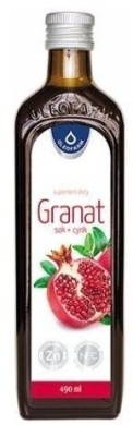 Granat sok + cynk płyn 490 ml