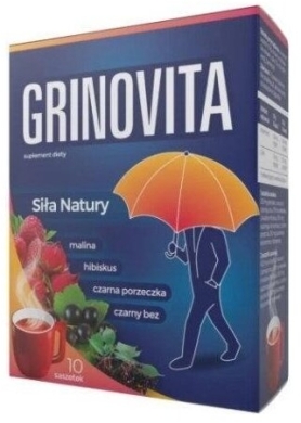 Grinovita Siła Natury malina, hibiskus, czarna porzeczka, czarny bez 10 saszetek