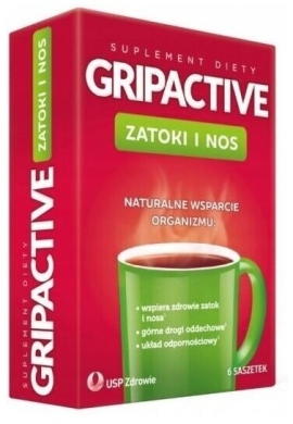 Gripactive Zatoki i Nos 6 saszetek