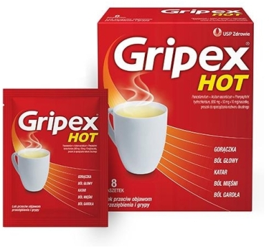 Gripex Hot 8 saszetek