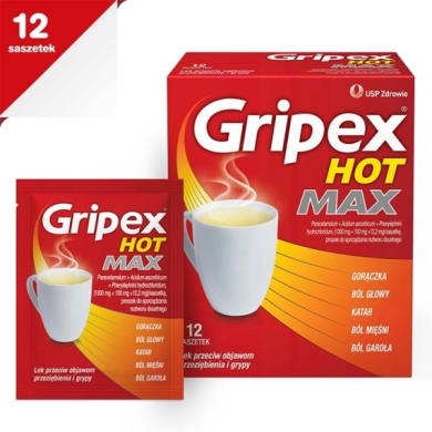 Gripex Hot Max 12 saszetek