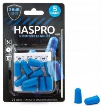 HASPRO 5PB stopery niebieskie 5 par