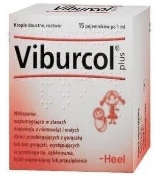 HEEL Viburcol Plus krople doustne 15 ml