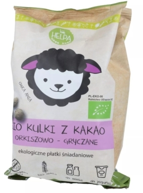 HELPA BIO kulki z kakao Orkiszowo - Gryczane 160 g