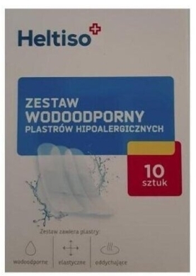 HELTISO Plastry Zestaw wodoodporny 10 sztuk