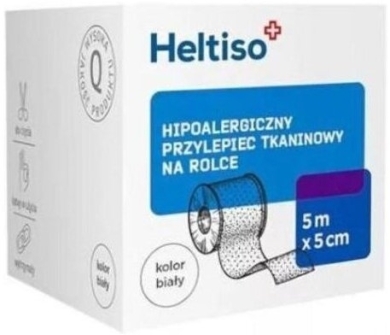 HELTISO Przylepiec tkaninowy 5m x 5cm na rolce
